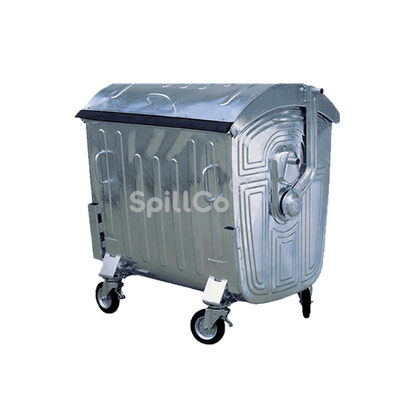 1100 Ltr Galvanized steel bin