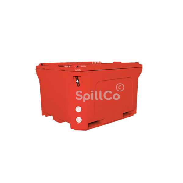 insulated fish tub orange