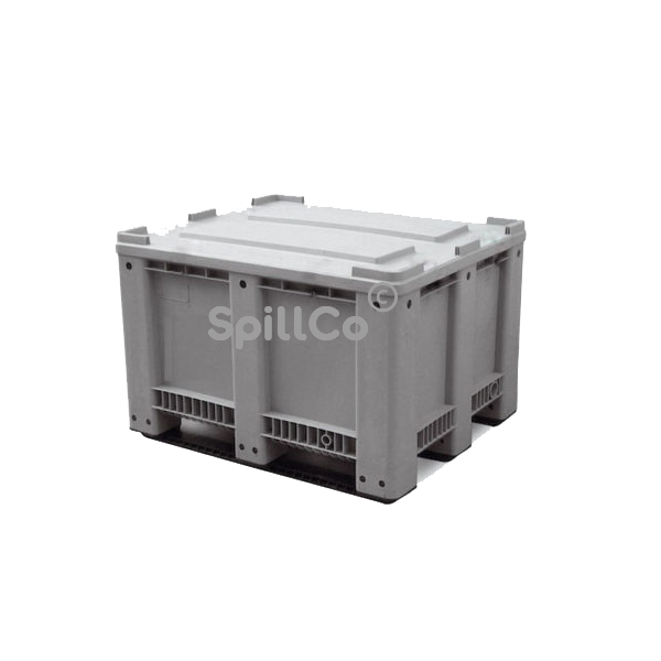 pallet box closed with lid