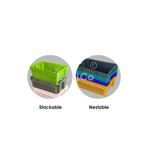 veg crate nestable