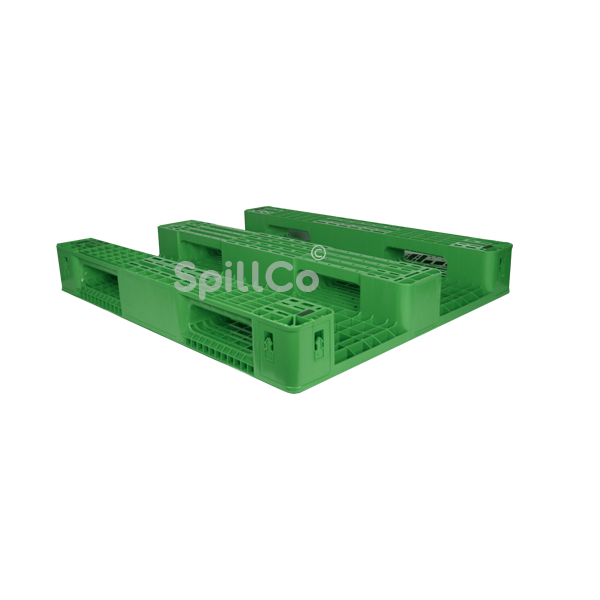 PLASTIC PALLET IN UAE GREEN BACKSLIP