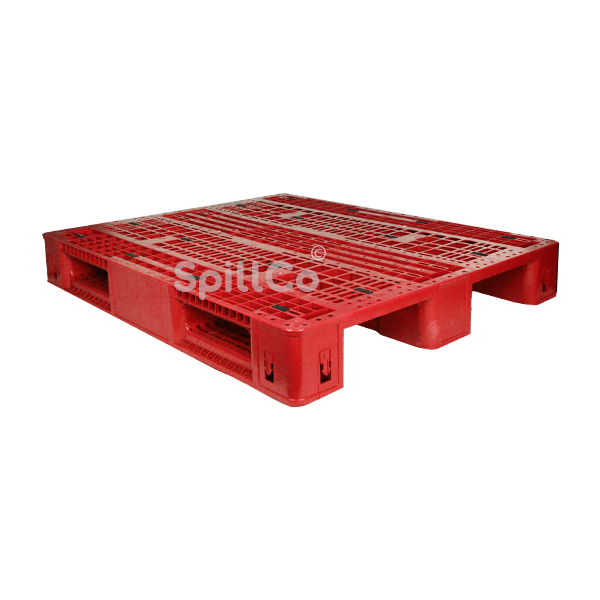 PLASTIC PALLET IN UAE SLIP RED